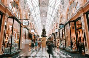 Galerie marchande à l'ancienne à Melbourne